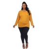 Plus Size Banded Dolman Top - White Mark - 4 of 4