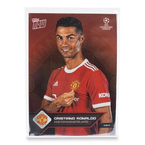 Topps UCL TOPPS NOW Card #14 | Cristiano Ronaldo Signs for Manchester United - 1 of 4