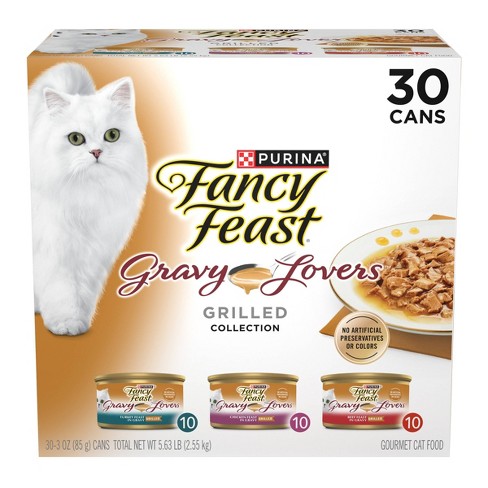 Purina Fancy Feast Gravy Lovers Variety Pack Chicken Turkey