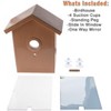 5 Star Super Deals 2 See Through One Way Mirrored Bird House - Suction Cup Window Mounted Bird Nesting Box - 3 of 4