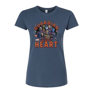 Women's - Marvel - Guardian Of Your Heart Valentine Fitted Graphic T-Shirt - 1 of 3