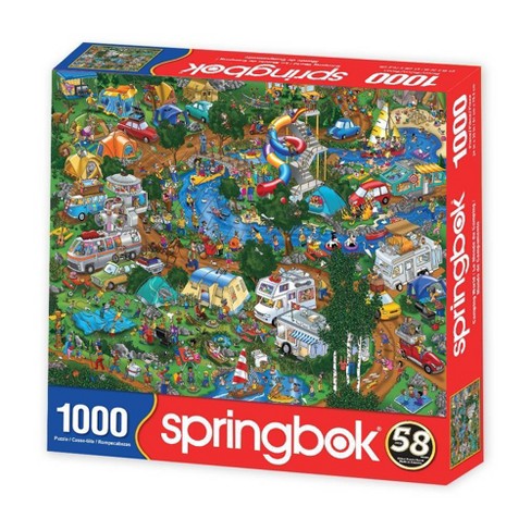 Springbok Camping World Jigsaw Puzzle 1000pc Target