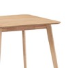 NicBex 35.43" Modern Square Dining Table,Kitchen Table with Wood Tabletop for 4 Seaters,Oak - 4 of 4