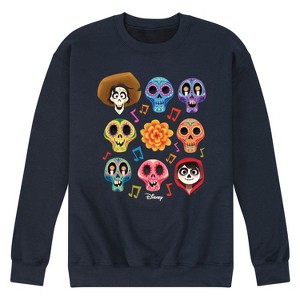 Men's - Coco - Musical Skulls Graphic Fleece Sweatshirt - 1 of 4