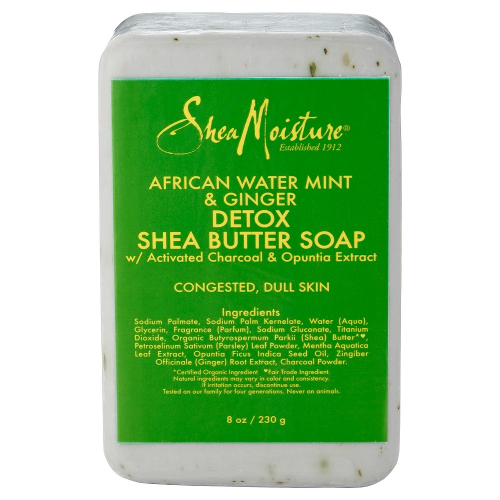 UPC 764302214571 product image for SheaMoisture African Water Mint & Ginger Detox Shea Butter Soap - 8oz | upcitemdb.com