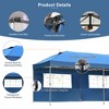KTMBDW 10' x 20' Pop Up Canopy Tent, Heavy Duty Instant Sun Shelter, Large Tents for Parties with Carry Bag for Outdoor, Garden - 4 of 4