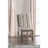 NicBex Tufted Dining Chair Set of 2 Modern Upholstered Kitchen Chairs with Nailhead Trim Transitional Dining Room Furniture,Gray - 2 of 4