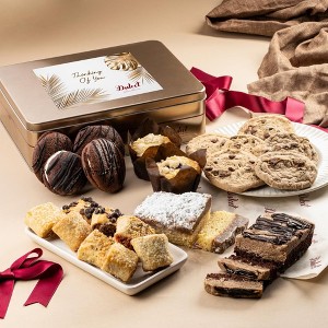 Dulcet Gift Baskets Luxurious Gourmet Bakery Dessert Gift Tin - 1 of 4