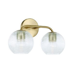 Capital Lighting Dolan 2 - Light Vanity in  Matte Brass - 1 of 4