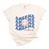 Simply Sage Market America Vibes Stacked Garment Dyed Tee - 2XL - Ivory - 2 of 4