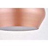 Elegant Lighting Forte 1-Light Black Pendant with Sleek Metal Shade - 4 of 4