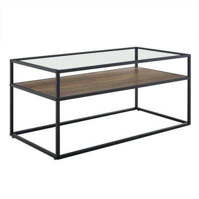 target glass coffee table