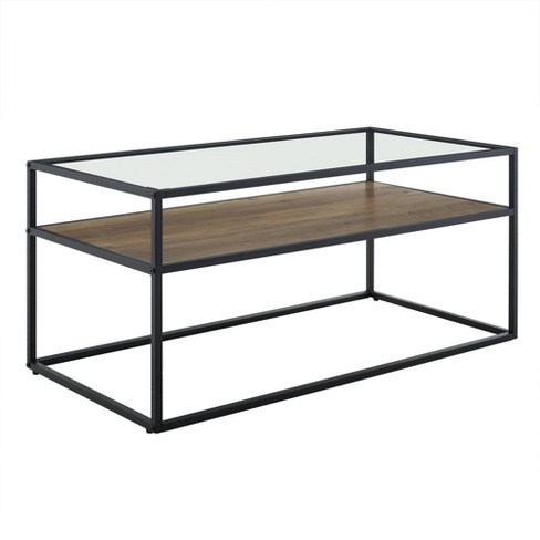 Modern Reversible Shelf Coffee Table Saracina Home Target