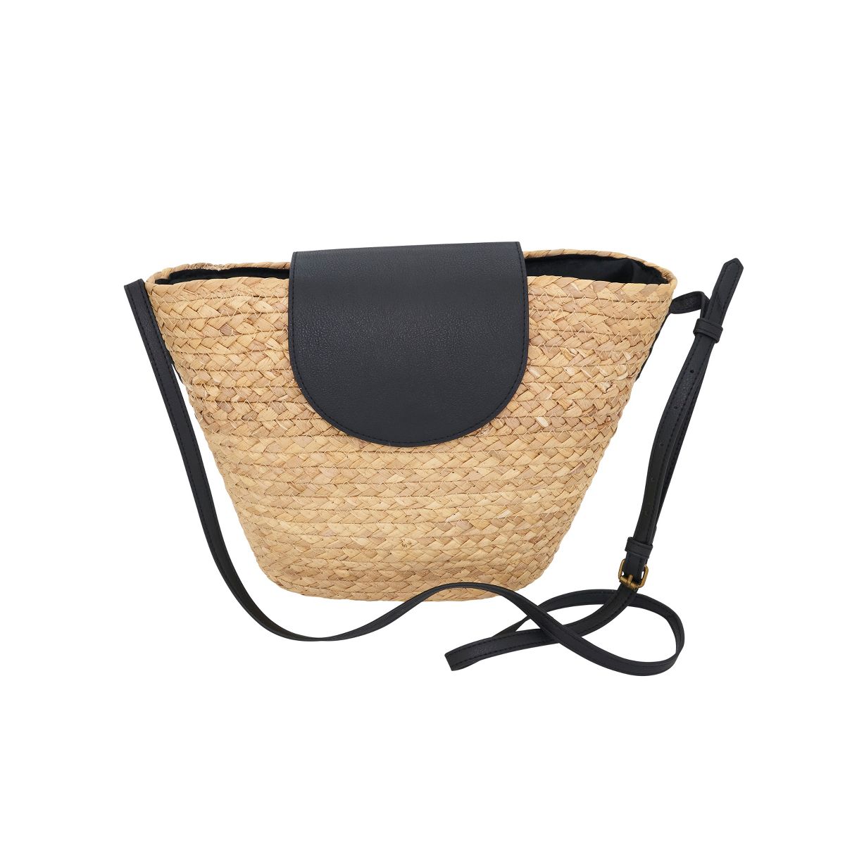 Saro Lifestyle Chic Straw Crossbody Bag