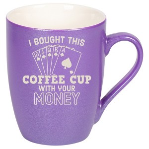 100 North Passion Purple Metallic Finish, 10 Ounce, Comfortably Fits Your Hands, New Bone China Coffee Tea Cup Mug, I bought this coffee cup with your - 1 of 1