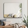 GlasFlength Decorative Wall Mirrors Vanity Mirrors, Rectangular Wall Mirror, Wall Decoration For Bathroom, Living Room, Black, 36"*30"*1.2" - 2 of 4