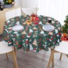 Christmas Tablecloth Washable Velvet Table Cloth - 2 of 4