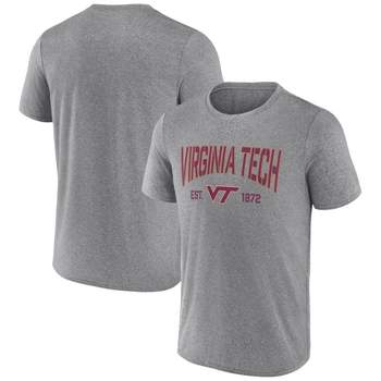 NCAA Virginia Tech Hokies Men's Heather Poly T-Shirt