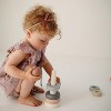 Rustic Stacking Rings Toy, Natural Wooden Developmental Set for Toddlers - 3 of 4
