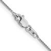 Black Bow Jewelry 0.8mm 14K Yellow or White Gold Solid Spiga Chain Anklet, 9 Inch - 3 of 4