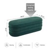 Ottoman with Storage,Foot Rest Bench Bag Floor Chair for Bedroom or Entryway in Blackish Green - 2 of 4