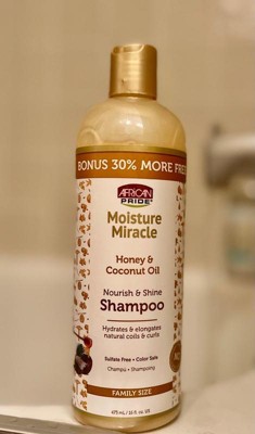 African Pride Honey & Coconut Oil Shampoo - 16 Fl Oz : Target