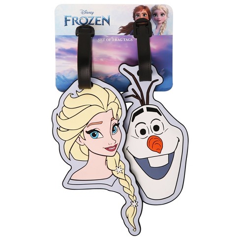 Frozen Rubber Luggage Tag Set Target