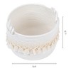 REGALWOVEN Odorless Cotton Rope Handcrafted Chic Appearance Compact Size Open Storage Bins 9.4 x 6.7 Inch 1 Pc - 3 of 4