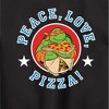 Boys' - Teenage Mutant Ninja Turtles - Peace Love Pizza Graphic Long Sleeve Fleece Sweatshirt - 2 of 4