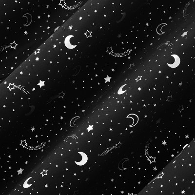 Starry Night Blackout Polyester Kids Window Panel