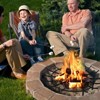 Aoodor Fire Grate Log Grate, Round Spider Wagon Wheel Firewood Grates - 2 of 4