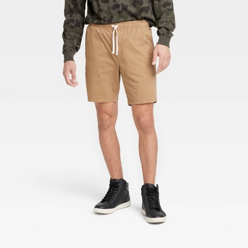 Mens khaki shorts clearance target