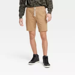 Men's 8" Everday Pull-On Shorts - Goodfellow & Co™ Khaki XXL