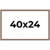 PosterPalooza | Deco Silver Picture Frame - UV Acrylic, Backing Board, Hanging Hardware Included - 2 of 4