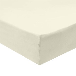 Egyptian Linens Crib Fitted Sheet Cotton Sateen - Made in USA - 1 of 2