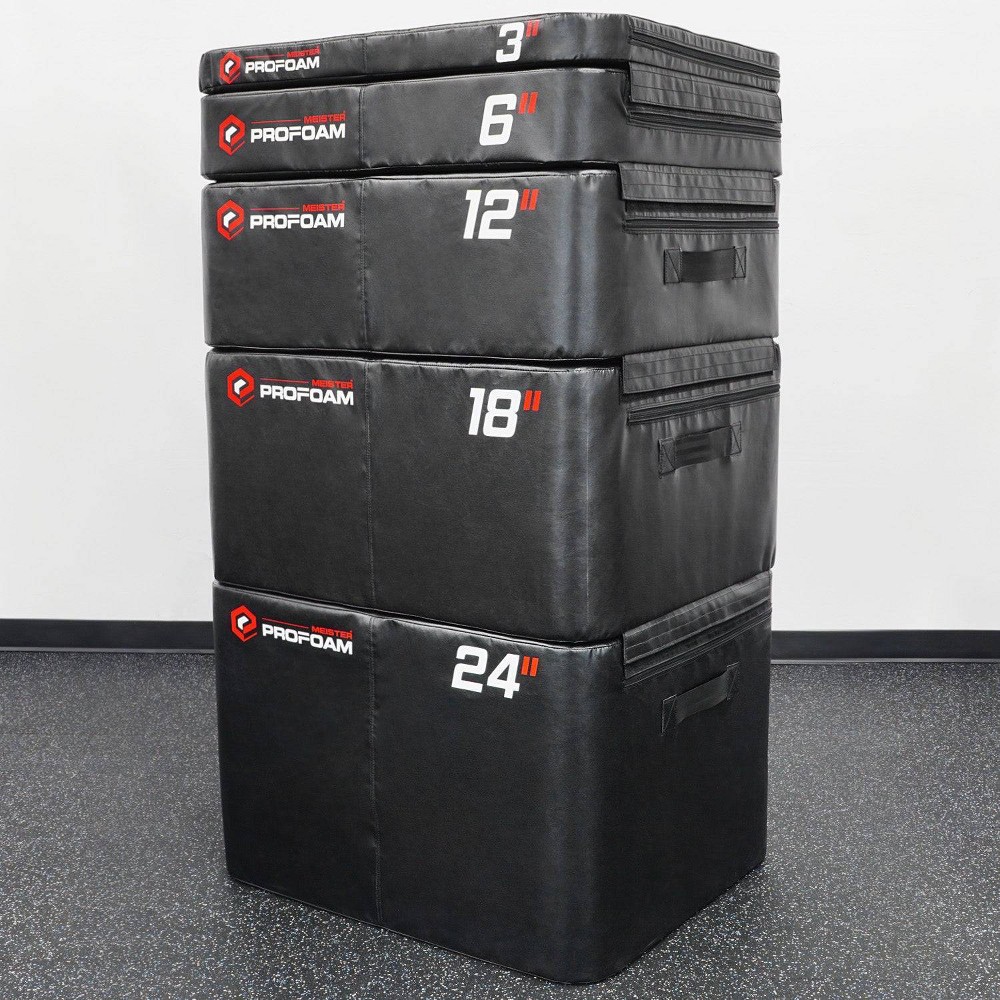 Meister PROFOAM 5 Plyo Box Jump Trainers Set - Black