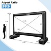 Costway 16 Ft Inflatable Movie Screen Outdoor Projector Screen w/ Air Blower Carry Bag - 3 of 4