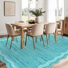 Washable Rugs for Living Room Scalloped Rug Modern Non Slip Non Shedding Carpet for Bedroom - 2 of 4
