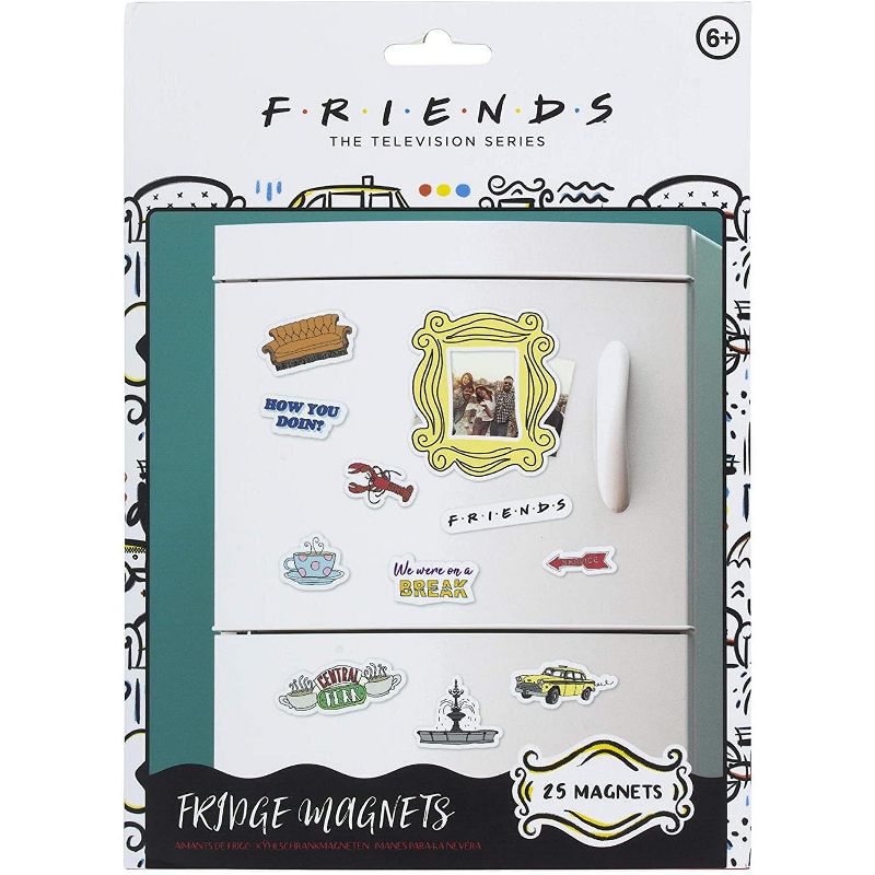Paladone Products Ltd. Friends TV Show Fridge Magnets | Set of 25, 1 of 5