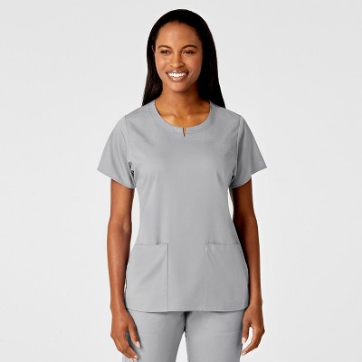 Wink PRO Women's 4 Pocket Notch Neck Scrub Top