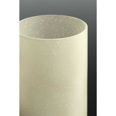Hawthorne Black Aluminum Outdoor Lantern with Etched Seeded Glass