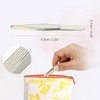Unique Bargains Stainless Steel Eyebrow Tweezers Silver Tone 1 Pc - 4 of 4