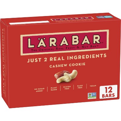 Larabar Cashew Cookie Snack Bar - 12ct/20.4oz