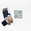 The Juniper Shop Four Checkerboard Smiley Face Toddler Short Sleeve Tee - 2 of 2