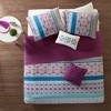 6Pcs coverlet Set Boho Reversible Quilt Bedding for All Seasons, Global Print with Cotton Fill - 3 of 4
