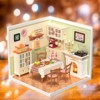 Robotime 3D Puzzles Super Creator Warm Dining Room Plastic Building Set Toys Playset Gifts for Teens Adults, Multicolored, 7.36"*2.76"*11.3" - 4 of 4