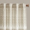 MAYEERTY Cotton Printed Curtain Panel with Chenille detail and Lining(Only 1 Pc Panel) - 4 of 4