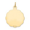 Black Bow Jewelry 14k Yellow Gold A Date to Remember Disc Charm or Pendant, 23mm - 3 of 4