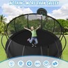 BestParts 15FT Trampoline with Safety Enclosure, Basketball Hoop, 12 Ground Stakes & Composite ArcPole for Kids - 3 of 4