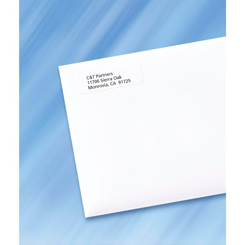 Avery Easy Peel Return Address Labels, Laser, 1/2 x 1-3/4 Inches, Pack of 8000, 4 of 5